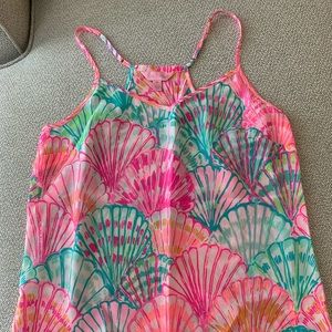 Lilly Pulitzer adjustable strap shell tank
